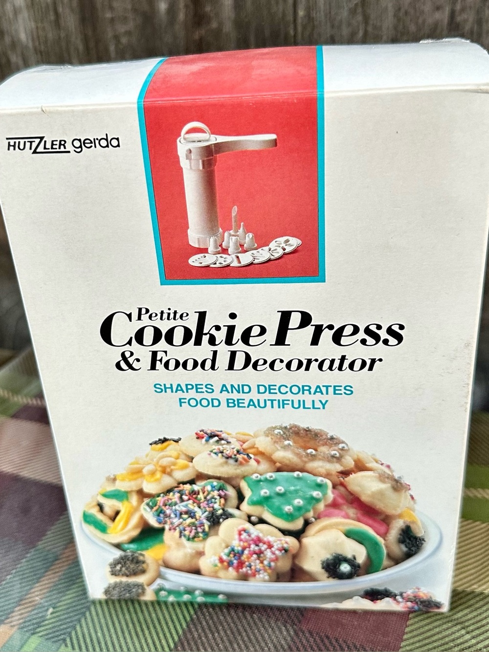 Hutzler Gerda Petite Cookie Press & Food Decorator